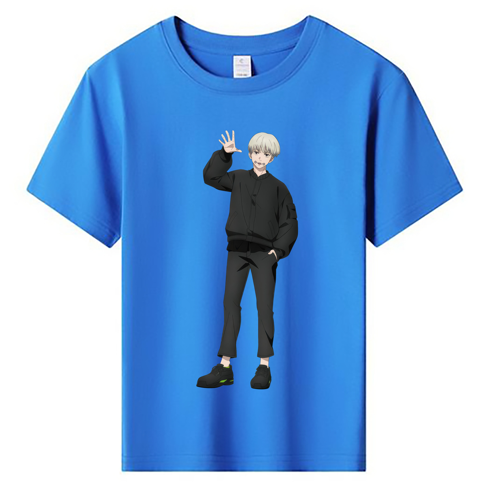 （画像用） 呪術廻戦 Jujutsu Kaisen 綿100％キッズTシャツ（フロントプリント）